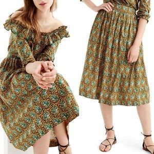 J. Crew x Ratti Elephant Print Skirt and Top